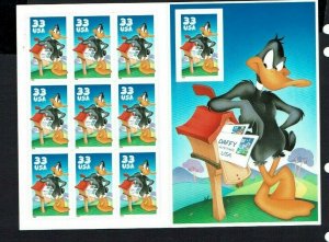 United States: 1999, Dafy Duck, MNH includes M/S