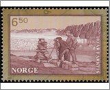 Norway Used NK 1613   100 Years in the Arctic 6.5 Krone Multicolor