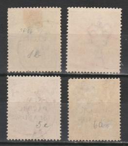 NWPI NEW GUINEA 1915 KGV SET USED