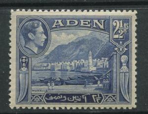 ADEN - Scott 21 - KGVI Definitive Issue - 1938 - MNH - Single 2.1/2a Stamps