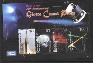 DOMINICA SGMS3498 2006 SPACE ANNIVERSARIES MNH