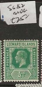 LEEWARD ISLANDS   SG82   KGV  1/2D  MOG    P0315A H