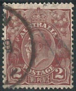 70268p - AUSTRALIA - STAMP: Stanley Gibbons # 98 - Finely Used-