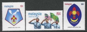 Malaysia 115-117  MNH Complete SC $3.95