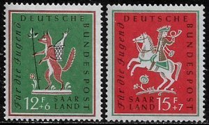 Saar #B121-2 MNH Set - Fairy Tales