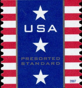 2007 10c Patriotic Banner, Presorted Standard Scott 4158 Mint F/VF NH