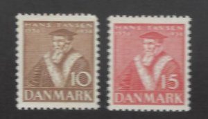 Denmark SC#254-255 Mint/Used F-VF...Bid to Win!