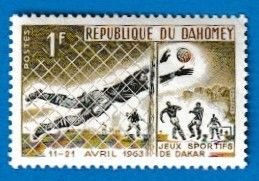 DAHOMEY SCOTT#173 1963 FOOTBALL/SOCCER - MNH