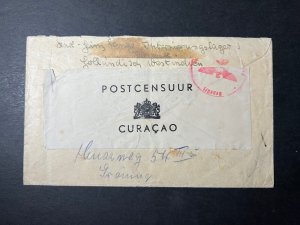 1940 Censored Curacao WWII Internment Camp Cover Bonaire to Hamburg Germany