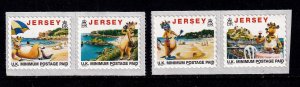 Jersey 1998 - Lillie the Cow   - MNH   pair set # 786d-789d