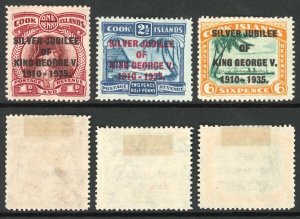 Cook Islands SG113/15 1935 Silver Jubilee Set M/M