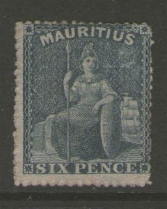 Mauritius 1862 Sc 32 OG MH