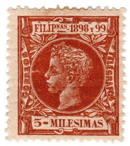 (I.B) Philippines Postal : King Alfonso 5M