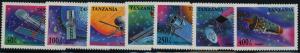 Tanzania 1319-25 MNH Space Probes, Satellites