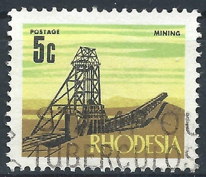 Rhodesia 1970 - 5c decimal set - SG443 used