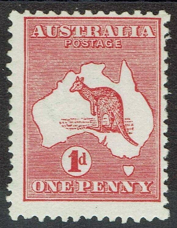 AUSTRALIA 1913 KANGAROO 1D DIE IIA MNH **