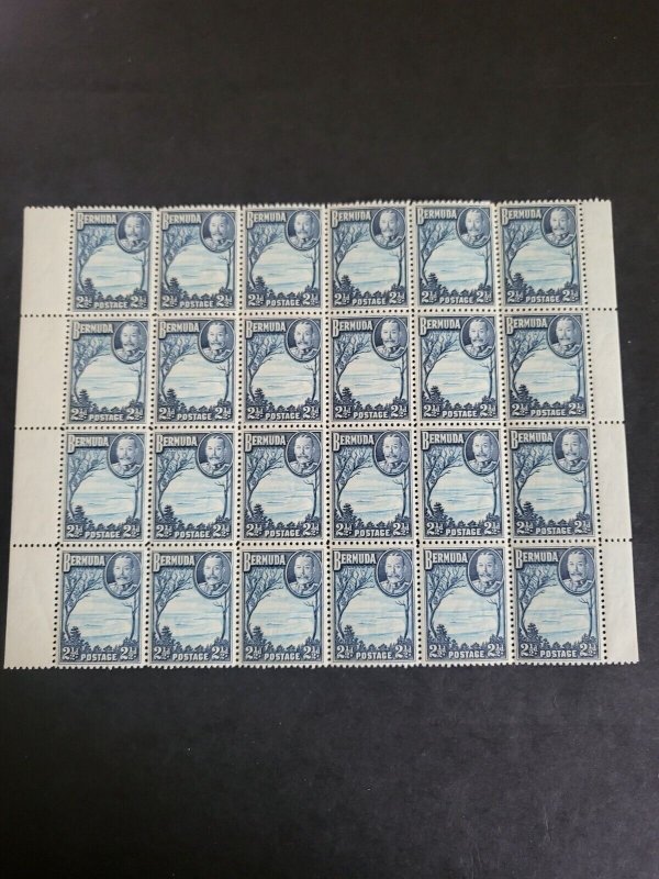 Stamps Bermuda Scott #110 never hinged blk