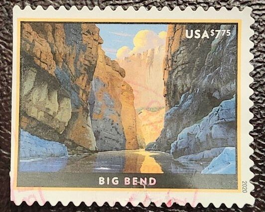 US Scott # 5429; used $7.75 Big Bend from 2020; Fine; off paper