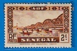 SENEGAL SCOTT#143 1935 2c FAIDHERBE BRIDGE - MNH