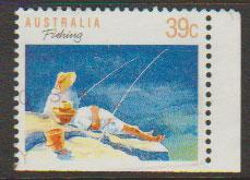 Australia SG 1179ba FU -  booklet stamp perf 13 1/2 botto...