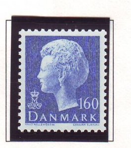 Denmark Sc 637 1979 160 ore ultramarine Queeen Margrethe stamp mint NH