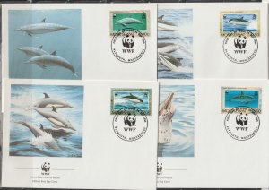 Montserrat  SC 753-6 First Day Covers