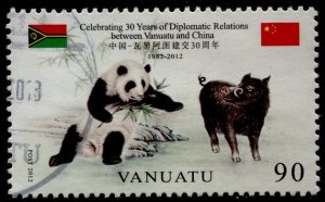 Vanuatu #1024 Panda Issue Used