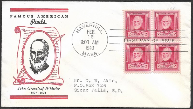 Doyle's_Stamps: Complete Akins Famous Americans Linnprint Cache FDC Set