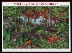 #3899 37c Northeast Deciduous Forest, Mint **ANY 5=FREE SHIPPING**