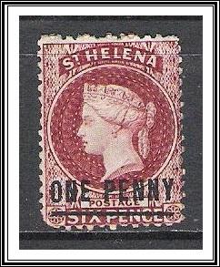 St Helena #12 Queen Victoria MH