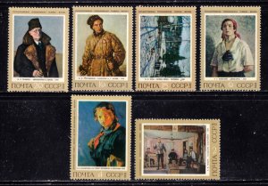 Russia stamps #4036 - 4041, MNH, complete set