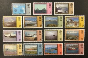 FALKLAND ISLAND DEPEND. #1L38-52, 1980 set of 15 SHIPS. MNH. CV $12.40. (BJS)