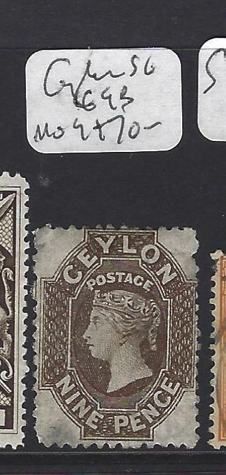 CEYLON (PP2007BB)  QV  CHALON 9D  SG 93   MOG