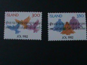 ​ICELAND-1982 SC#565-6 CHRISTMAS JOL 1982 MNH VF-LAST ONE WE SHIP TO WORLDWIDE