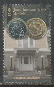 MEXICO 3045, INTER-AMERICAN DEFENSE BOARD, 75th ANNIV. MINT NH, VF.