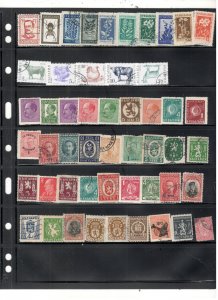 BULGARIA COLLECTION ON STOCK SHEET MINT/USED