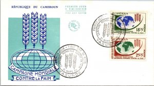 FDC Cameroon 1963 - Global Campaign Against Hunger - Yaoundé - F37348 