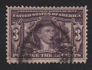 United States USED Scott Number 325   F-VF   - BARNEYS