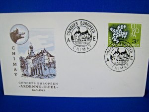 BELGIUM  -  1962 to 1985  -  LOT OF 4 FDCs      (c22)