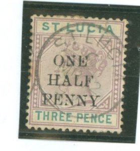 St. Lucia #40a Used Single