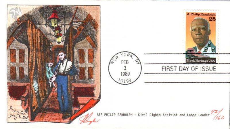 #2402 A. Philip Randolph Pugh FDC