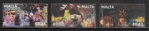 Malta Scott #'s 1499 - 1501 MNH