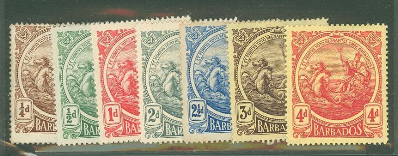 Barbados #127-33 Unused