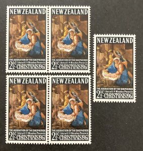 New Zealand 1967 #405, Wholesale lot of 5, MNH,CV $1.25