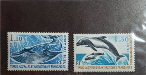 France Southern and Antarctic Scott #67-68 MNH