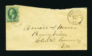 # 147 from Monocacy, MD, Dead Post Office, to Berryville, VA - 1-30-1870's