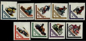 Hungary MNH Sc 1475-83 Mi 1889-97 IMPERF Value $ 24.00