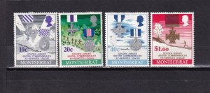 LI07 Montserrat 1971 50th Anniv of the British Commonwealth Ex-services League