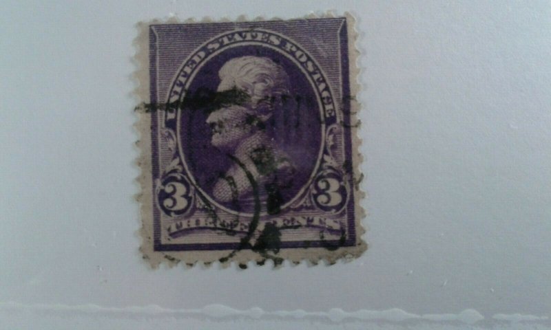 US #221 used e21.1 12775