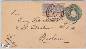 51836 - British Guiana -  POSTAL HISTORY - STATIONERY COVER to BERLIN 1900